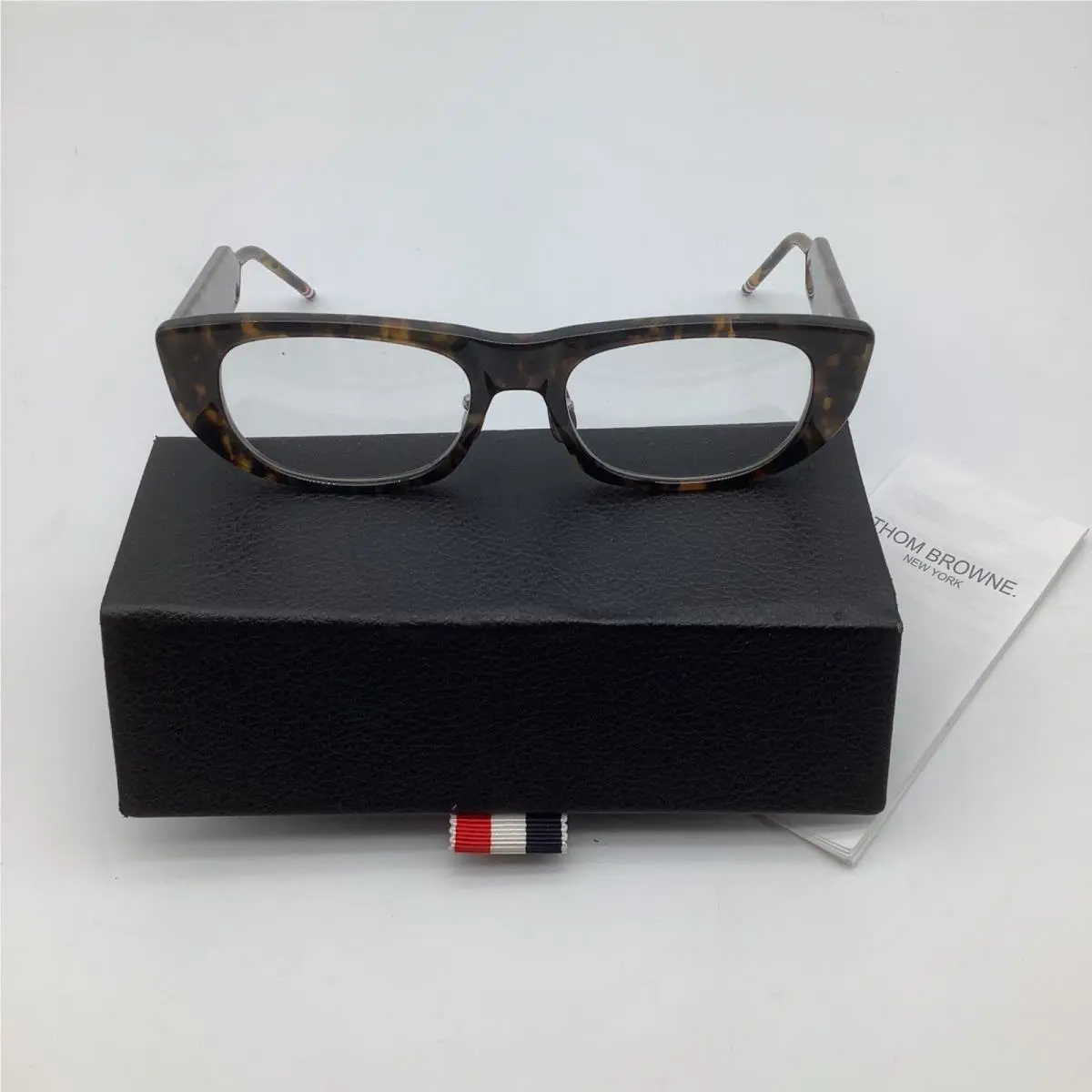 Thom Browne TBX417-53-02AF Tortoise Cat Eyeglasses Frames 53-19-147