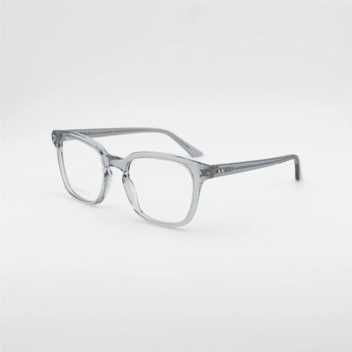 GG2132O 011 Shiny Grey 55mm Eyeglasses by Gucci
