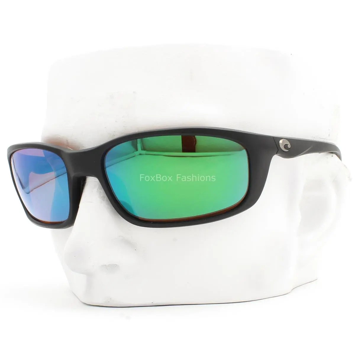 Costa Del Mar Brine II Sunglasses Matte Black Polarized Green Glass 580G W/case