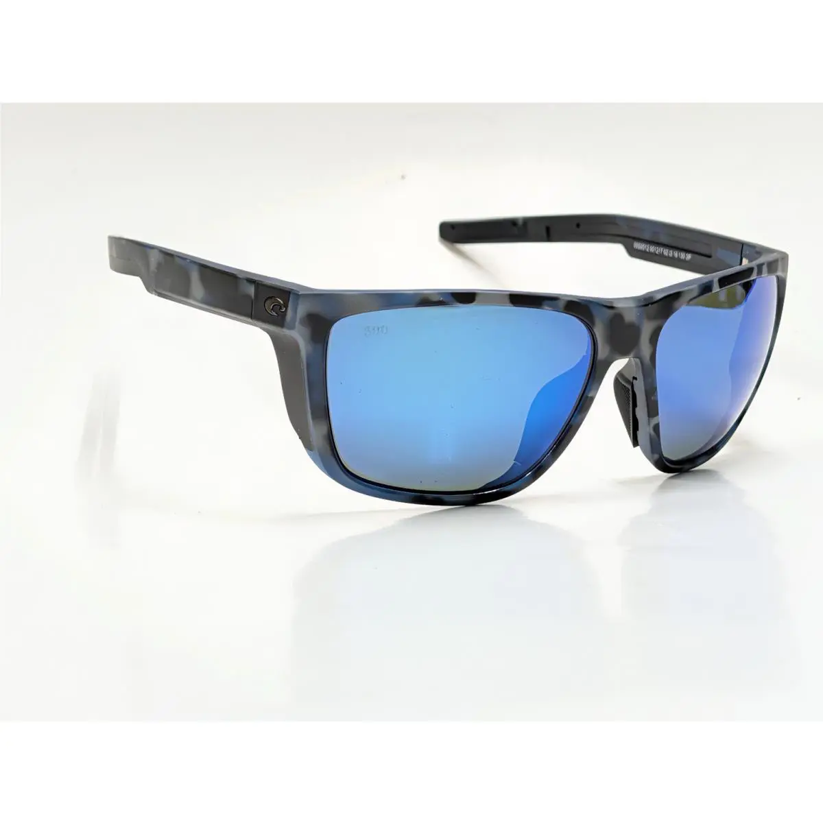 Costa Del Mar Sunglasses Ferg XL Deep Water Camo Blue Mirror 580 Glass Lens