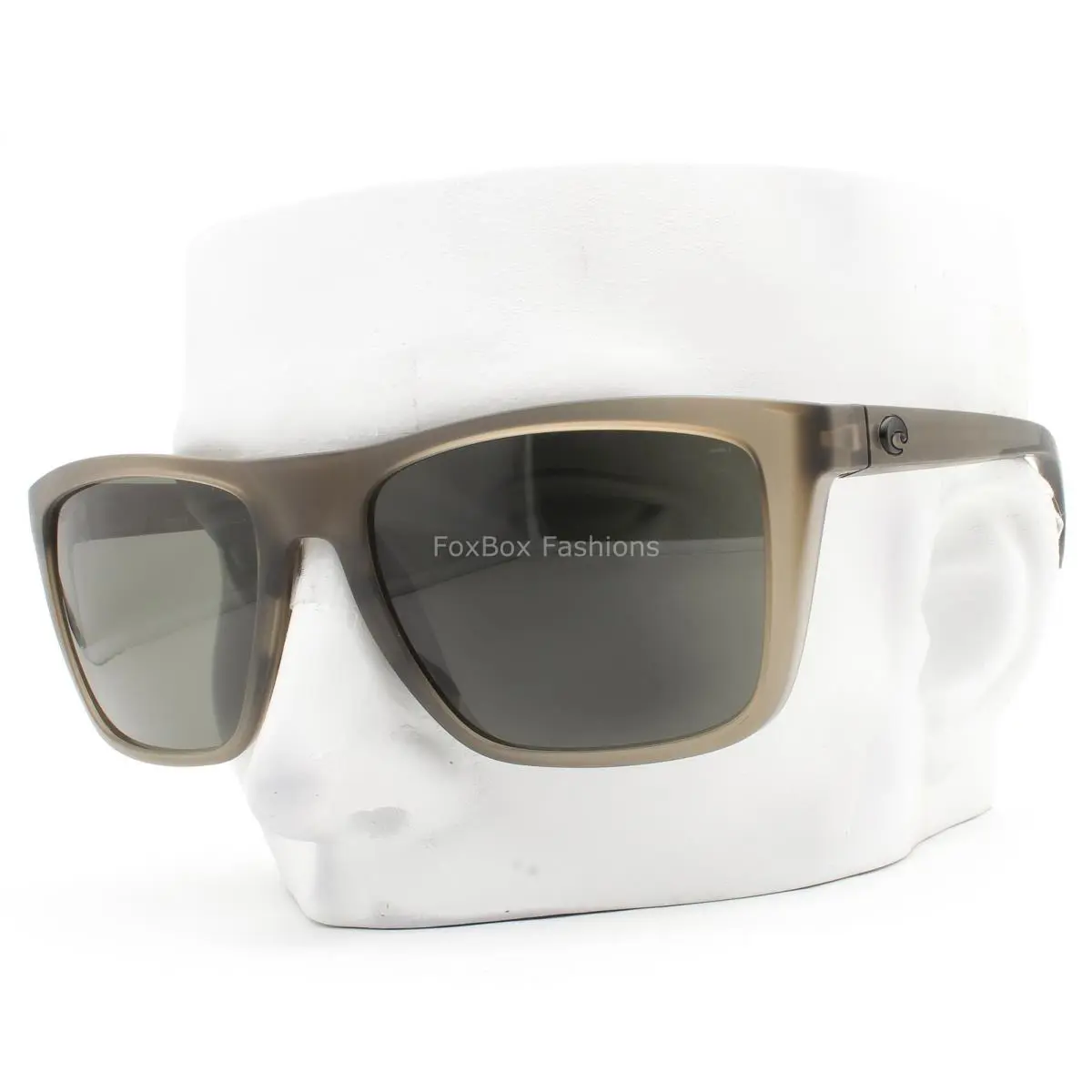 Costa Del Mar Mainsail XL Sunglasses Matte Brown Smoke Polarized Glass W/case
