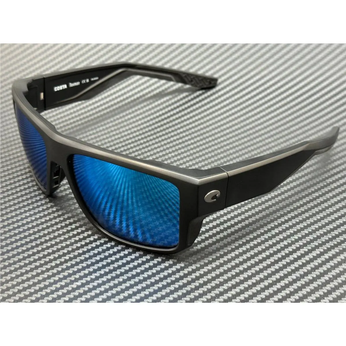 Costa Del Mar Taxman 6S9116 01 Black Blue Men`s 59 mm Sunglasses