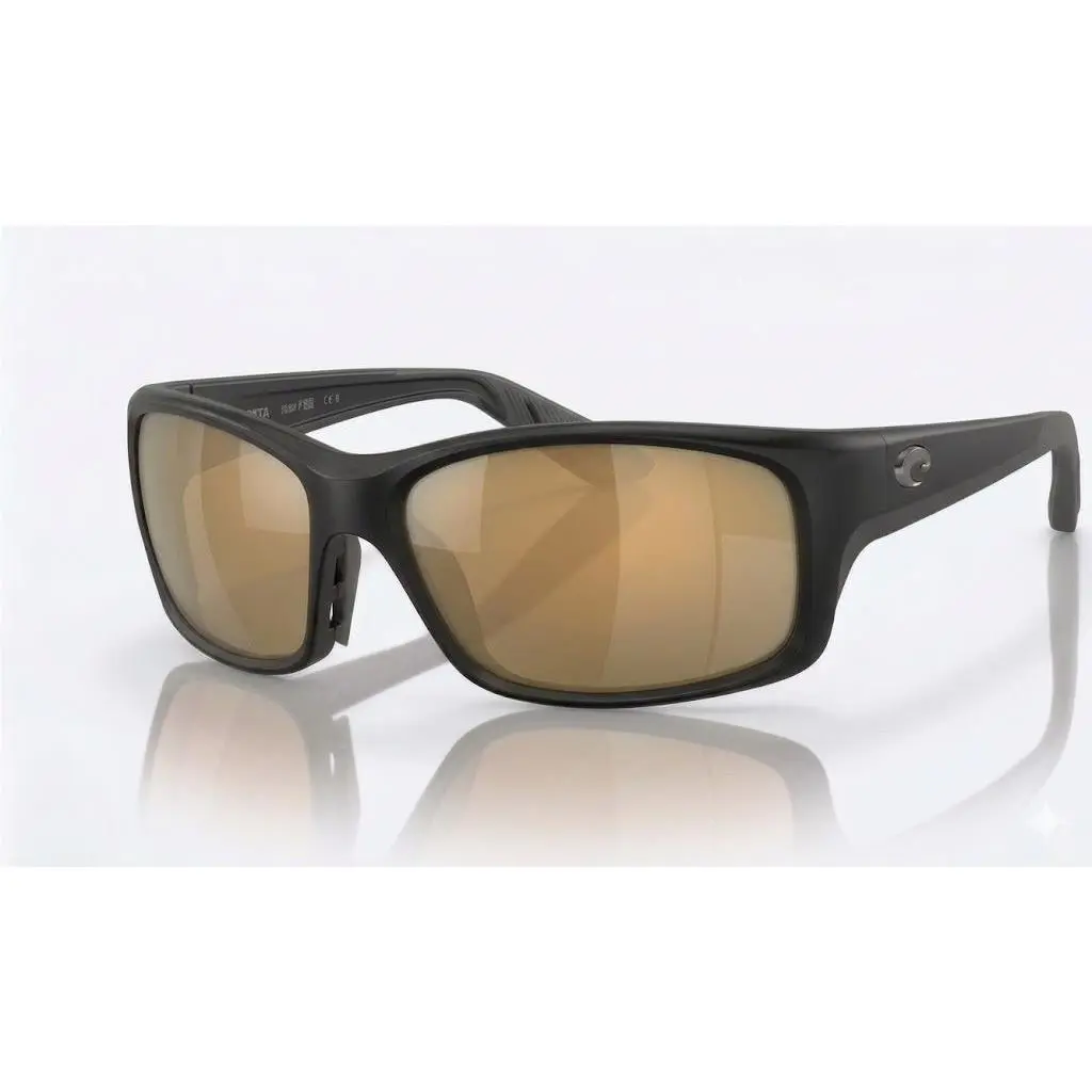 Costa Del Mar Sunglasses Jose Pro Black Copper Silver Mirror 580 Glass Lens