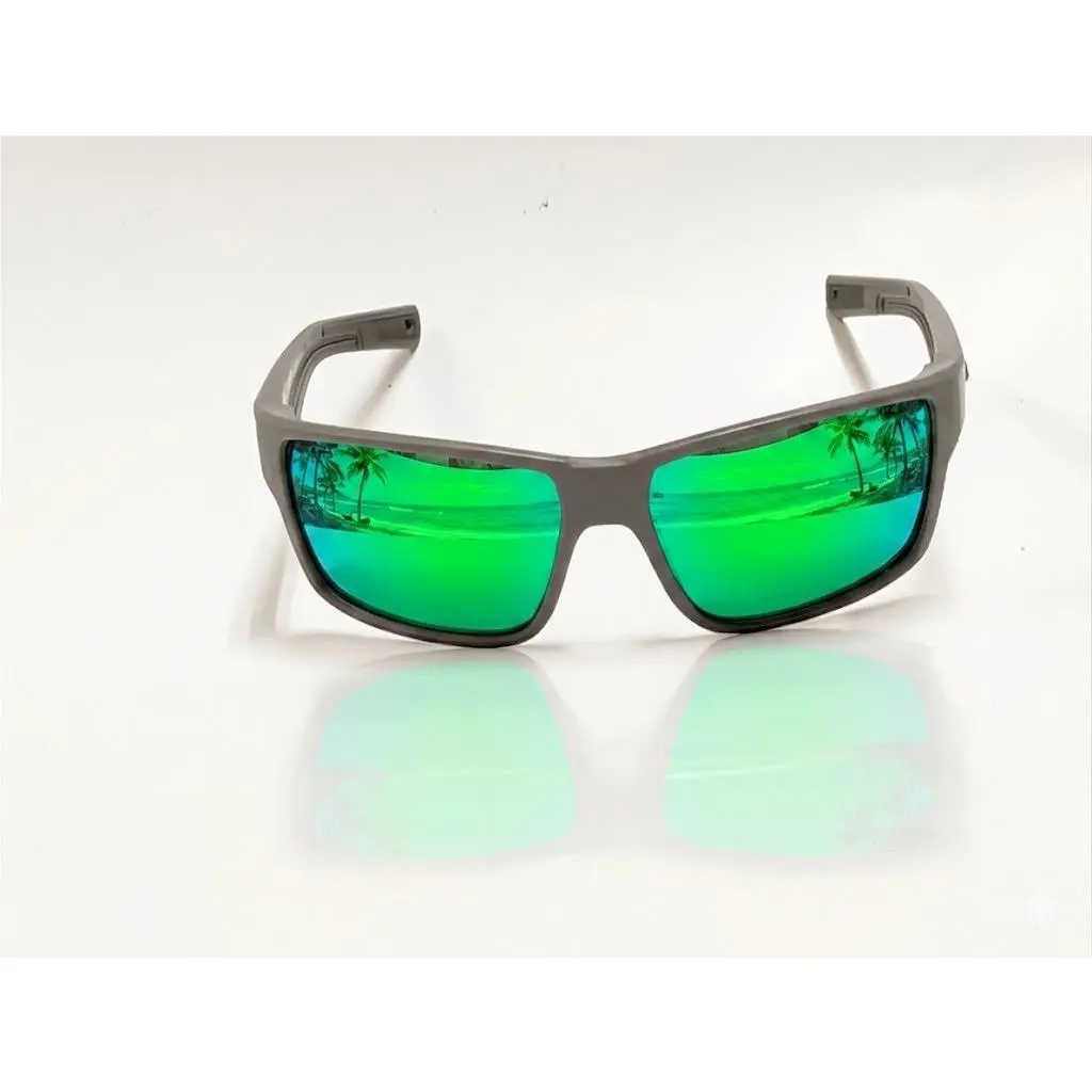 Costa Del Mar Sunglasses Reefton Pro Matte Olive Shale Green Mirror 580 Glass