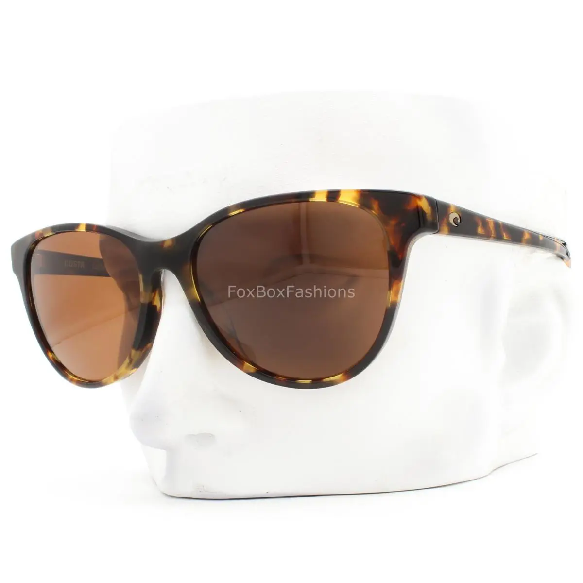 Costa Del Mar Catherine Sunglasses Brown Tortoise Copper Polarized Glass W/case