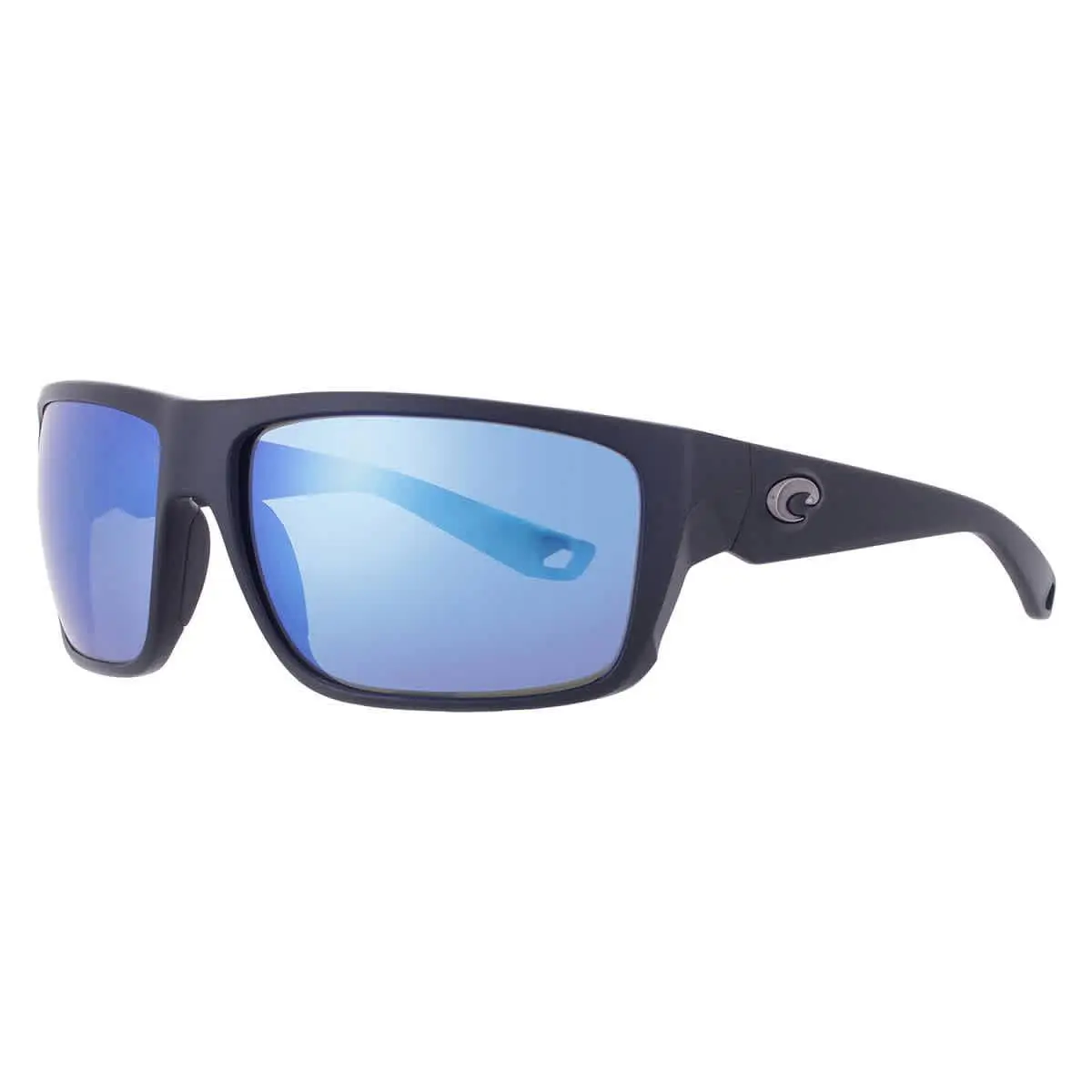 Costa Del Mar Fly Line Blue Mirror Polarized Glass Wrap Men`s Sunglasses 6S9129