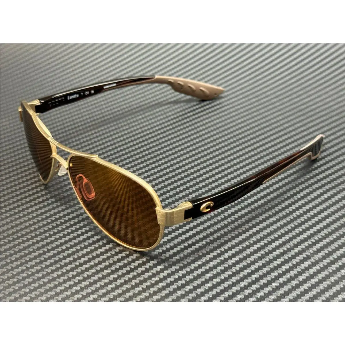 Costa Del Mar Loreto 6S4006 36 Pink Gold Mirror Women`s 56 mm Sunglasses