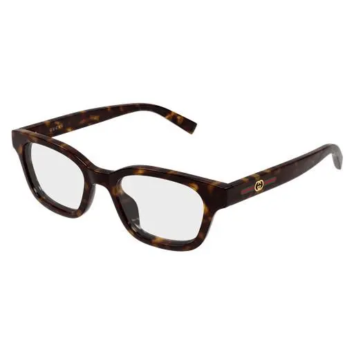 GG 2103 OL-002 Havana / Transparent 002 Size 49 Eyeglasses by Gucci