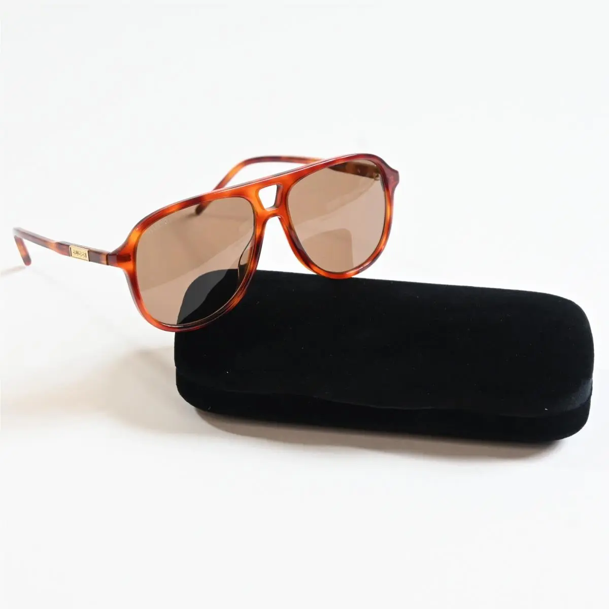 Gucci GG1156S 003 Mens Sunglasses Havana/brown 57mm