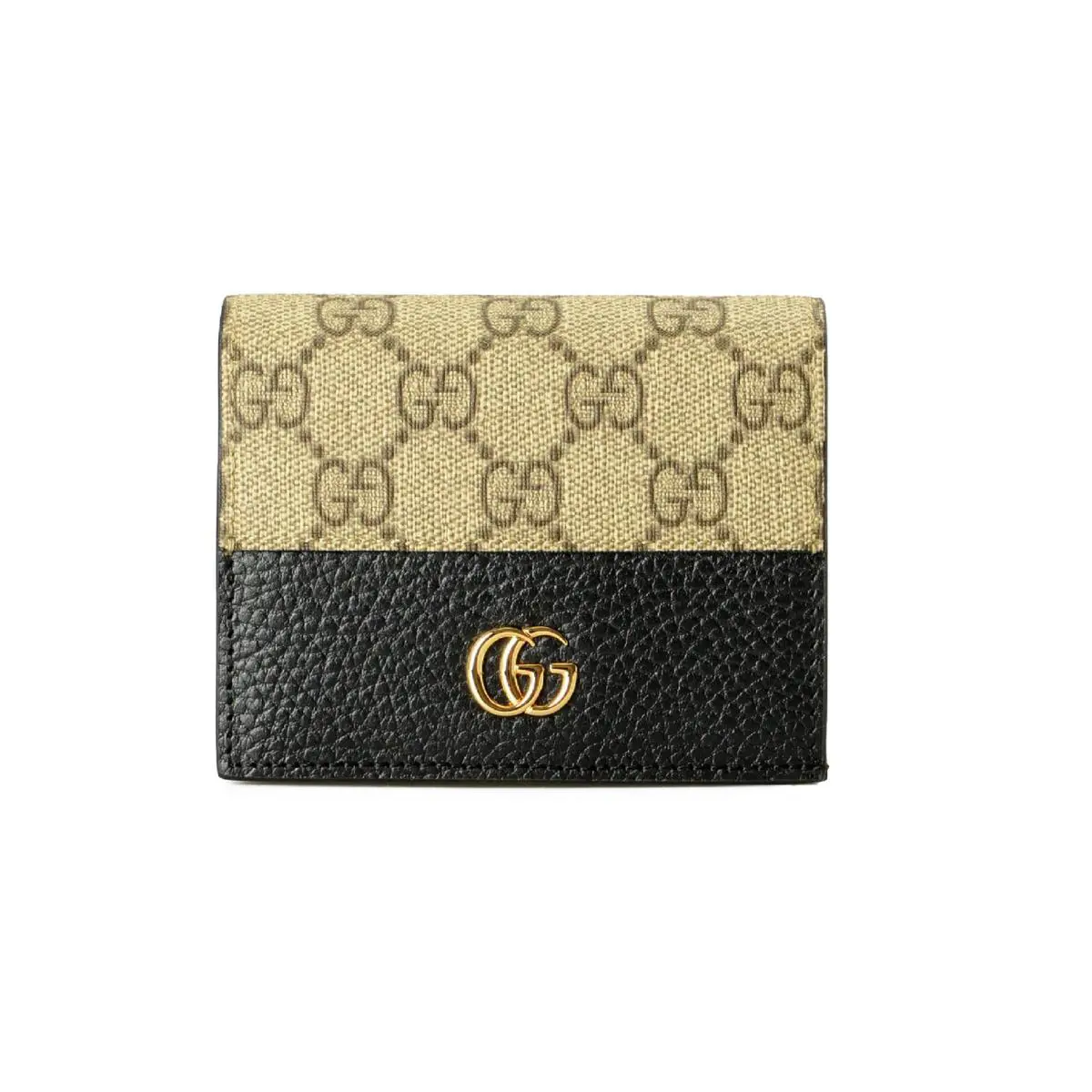 Gucci Women`s Leather GG Marmont Card Case Wallet