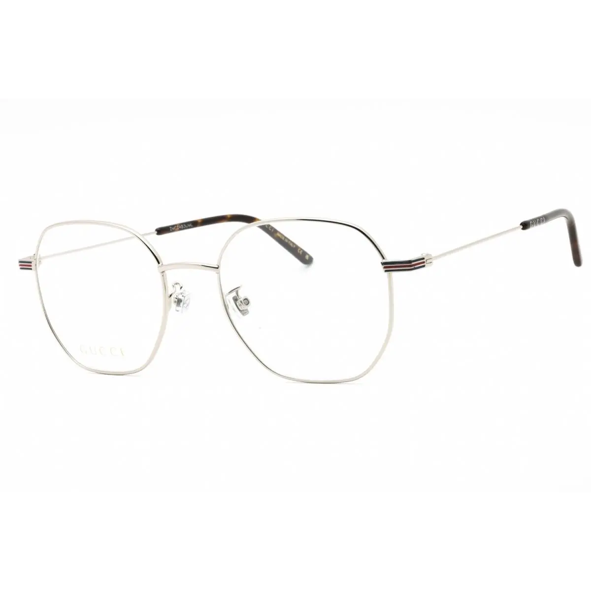 Gucci GG1125-003-53 Eyeglasses Frame Size 53mm 20mm 145mm Silver Men 8896523810