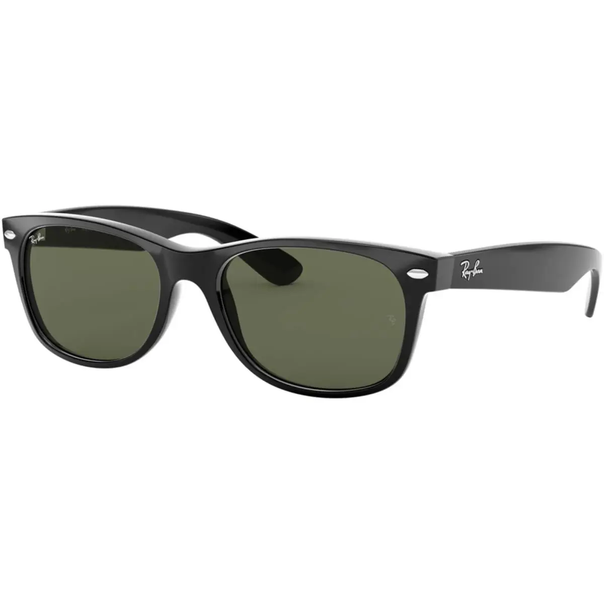Ray-ban New Wayfarer Classic Adult Wayfarer Classic Polished Black/G-15 Green 52mm Sunglasses - Frame: Polished Black, Lens: G-15 Green