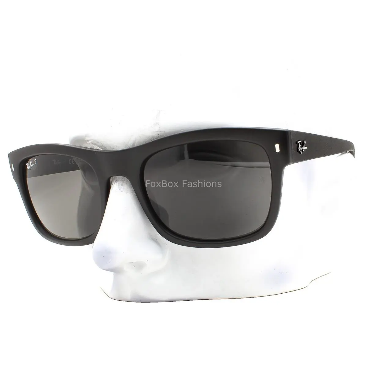 Ray-ban Sunglasses Matte Black Polarized Glass Lens RB 4428 601S/48 with Case
