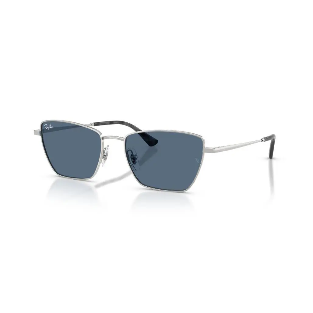 Ray Ban Drea RB3783 Sunglasses - 2026 - Silver W/dark Blue - Frame: Silver, Lens: Dark Blue