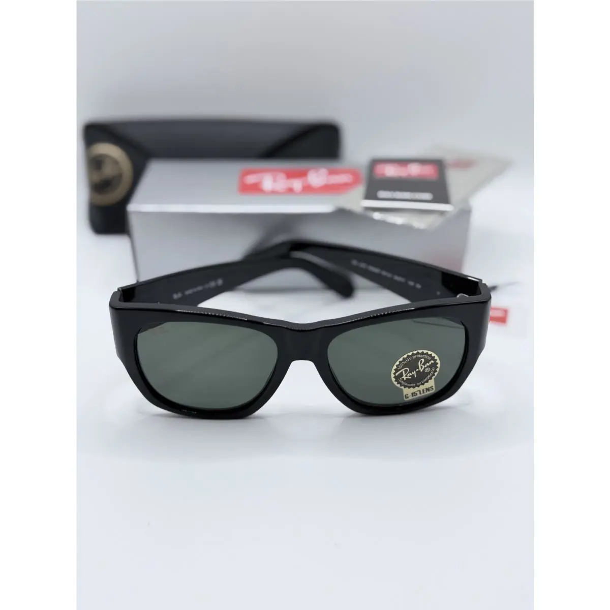 Ray-ban RB2187 Nomad 901/31 Black/green G15 Lenses Sunglasses /