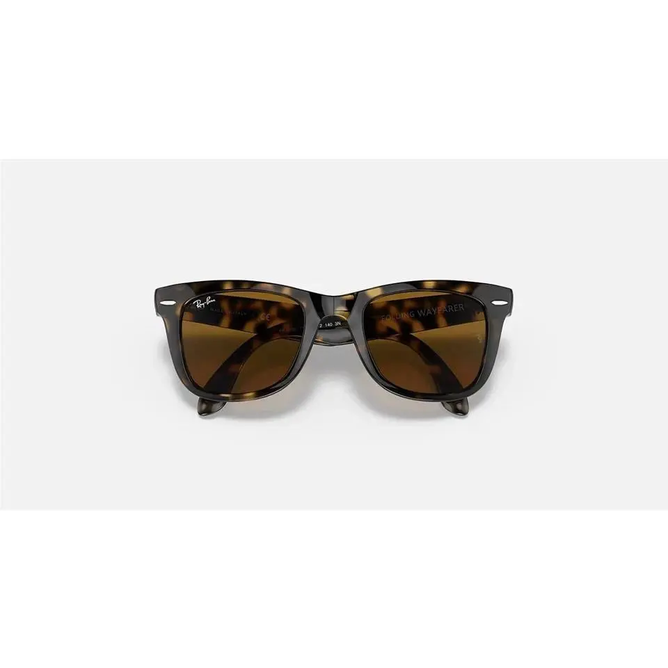 Ray-ban RB4105 Folding Wayfarer 710/51 Tortoise Brown Lenses 50mm