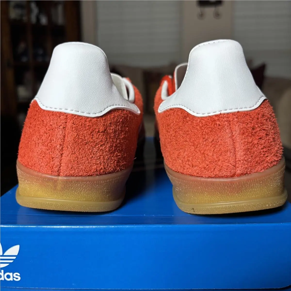 Adidas shoes - adidas gazelle indoor - gazelle indoor - HQ8718 - Orange 4