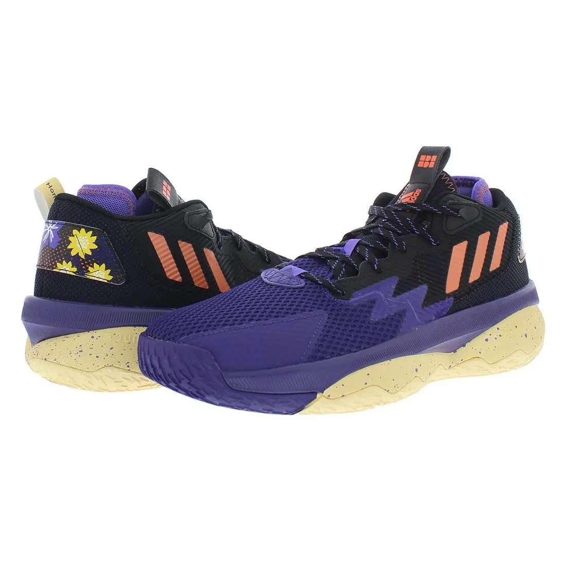 Adidas shoes - Core Black/Core Black/Core Black, Main: Purple 6
