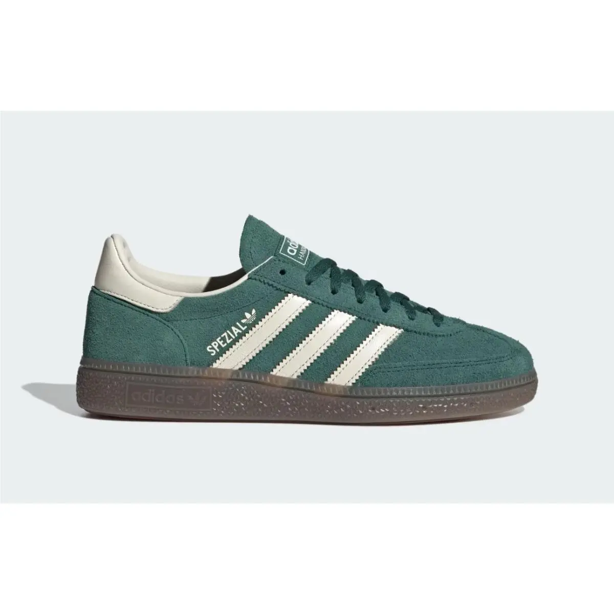 Adidas Handball Spezial Women`s Sizes 7.5-8.5 Casual Shoe Green Cream Trainer