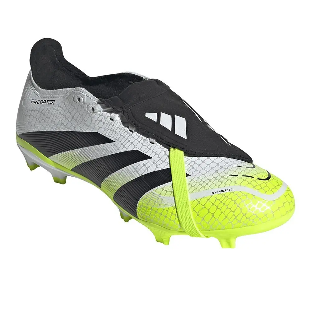 Adidas shoes - adidas Predator League FoldOver Tongue FirmMultiGround Soccer Cle - JI1111 - White, Yellow 8