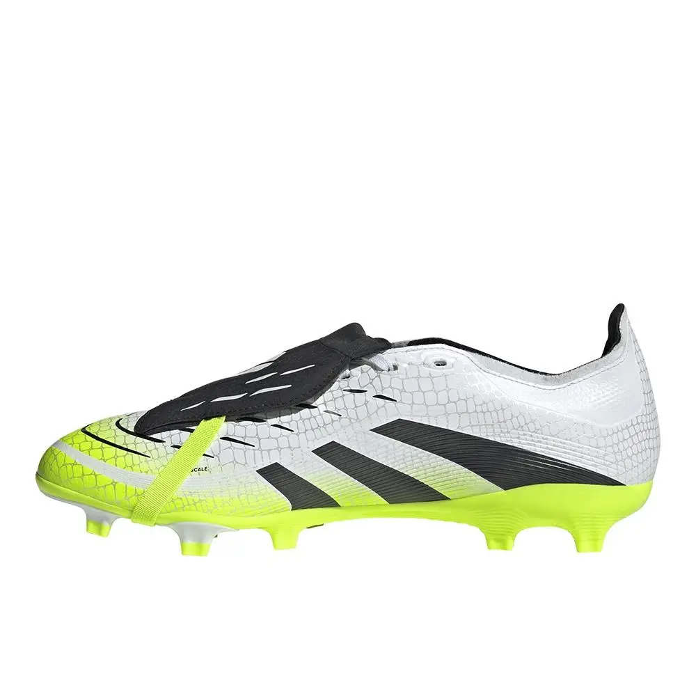 Adidas shoes - adidas Predator League FoldOver Tongue FirmMultiGround Soccer Cle - JI1111 - White, Yellow 9