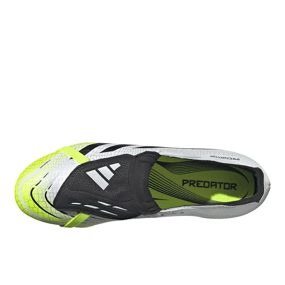 Adidas shoes - adidas Predator League FoldOver Tongue FirmMultiGround Soccer Cle - JI1111 - White, Yellow 10