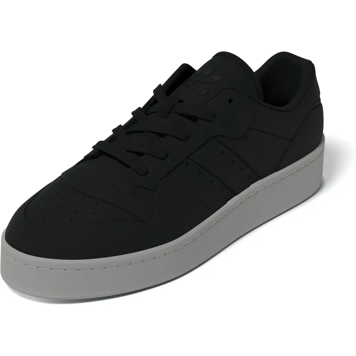 Adidas Mens Rivalry Lux Low Sneakers Shoes Casual - Black