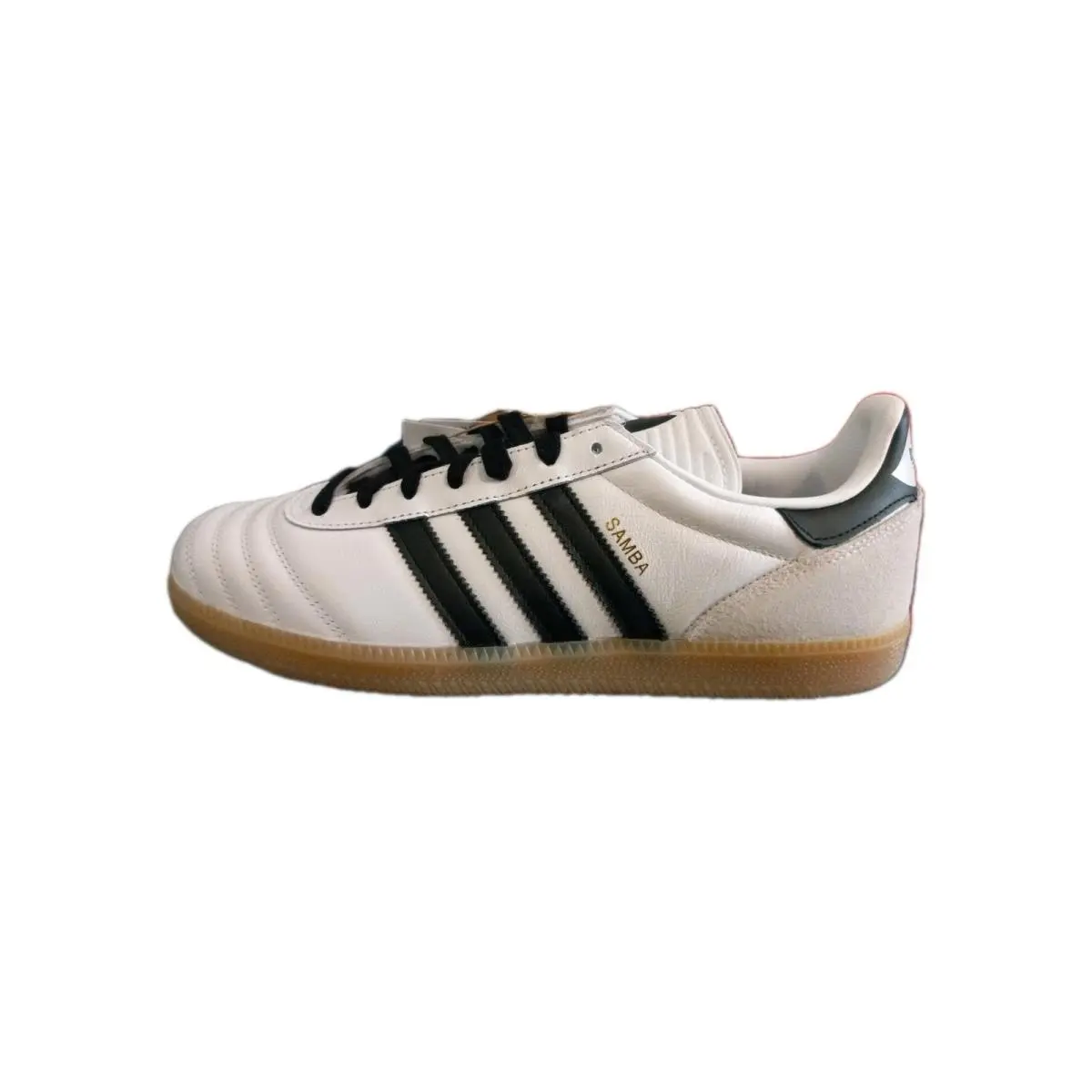 Adidas Samba JP Mens White Black Gum JQ9055 Shoes Sneakers