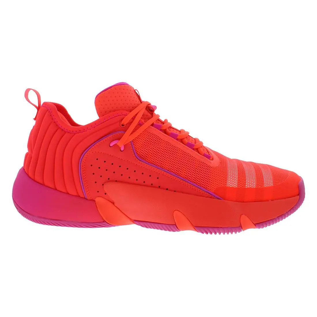 Adidas Trae Unlimited Mens Shoes - Solar Red/Cloud White/Team Shock Pink, Full: Solar Red/Cloud White/Team Shock Pink