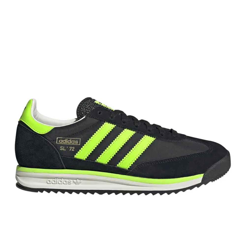 Adidas Sl 72 Rs Lace Up Mens Black Green Sneakers Casual Shoes JR8777