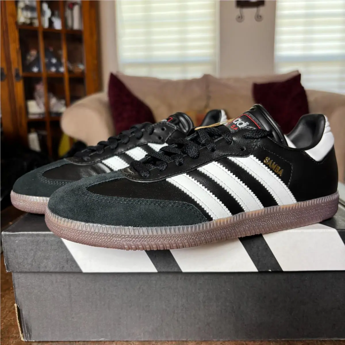 Adidas Originals Samba Black White Lifestyle Casual Shoe Sneakers Women`s Sizes