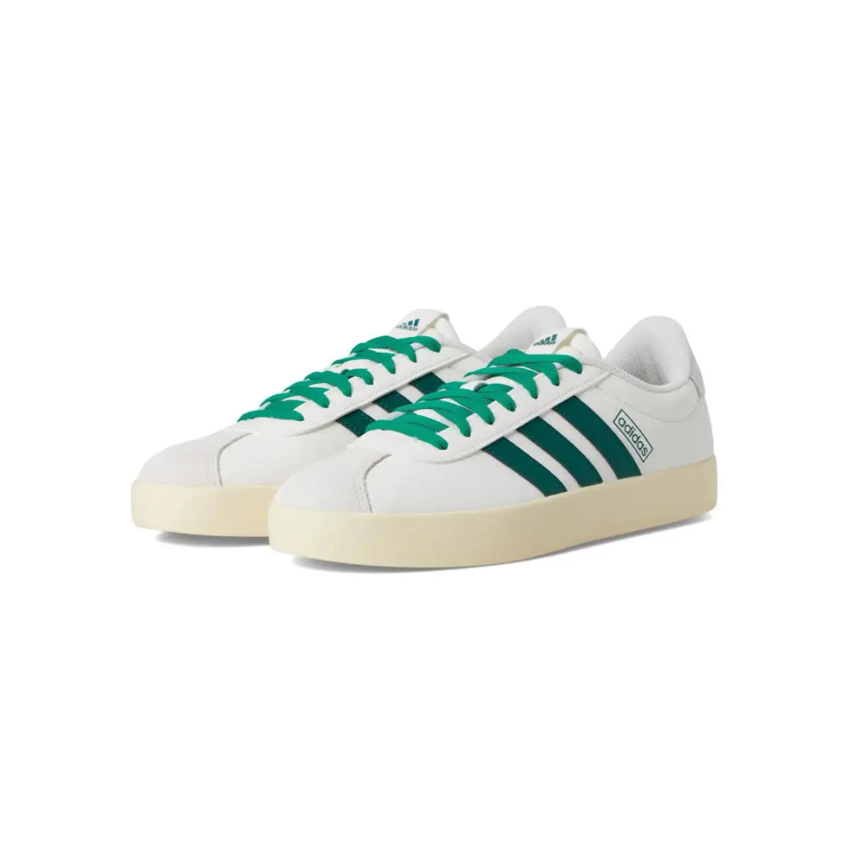 Adidas VL Court 3.0- White/collegiate Green/court Green - White