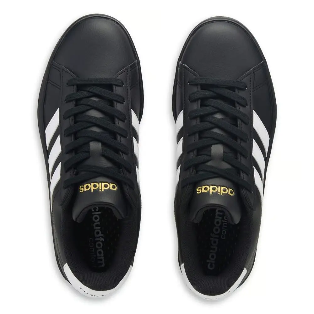 Adidas shoes - JR0546 - JR0546 - Core Black / Cloud White / Gold Metallic 4