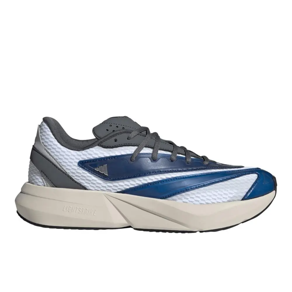 Adidas Lightblaze Lace Up Mens White Sneakers Casual Shoes JS4254