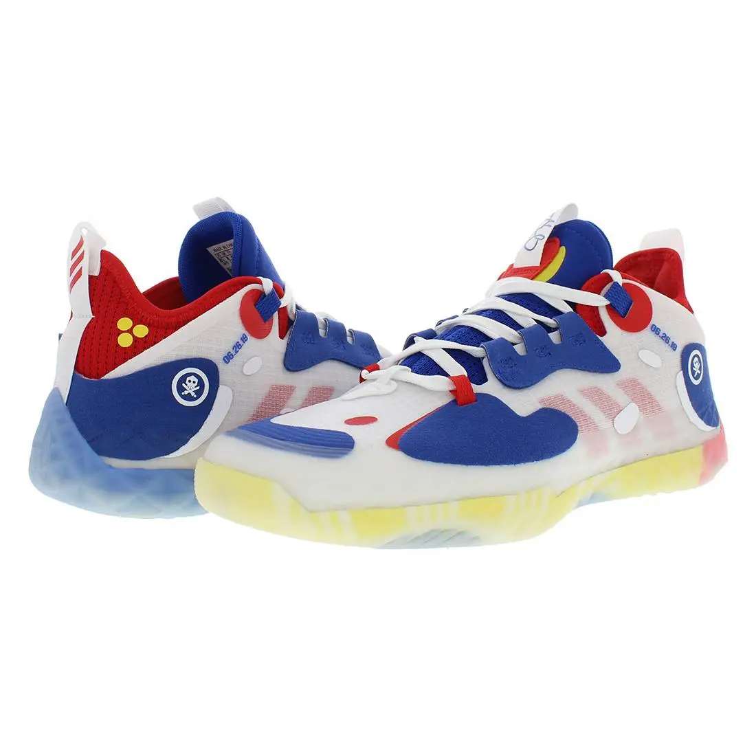 Adidas shoes - White/Blue/Red, Main: White 6