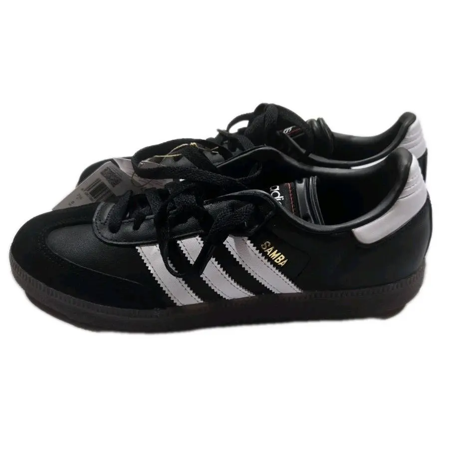 Adidas Samba Black w White Stripes IH6000 Sz 8 8 1/2