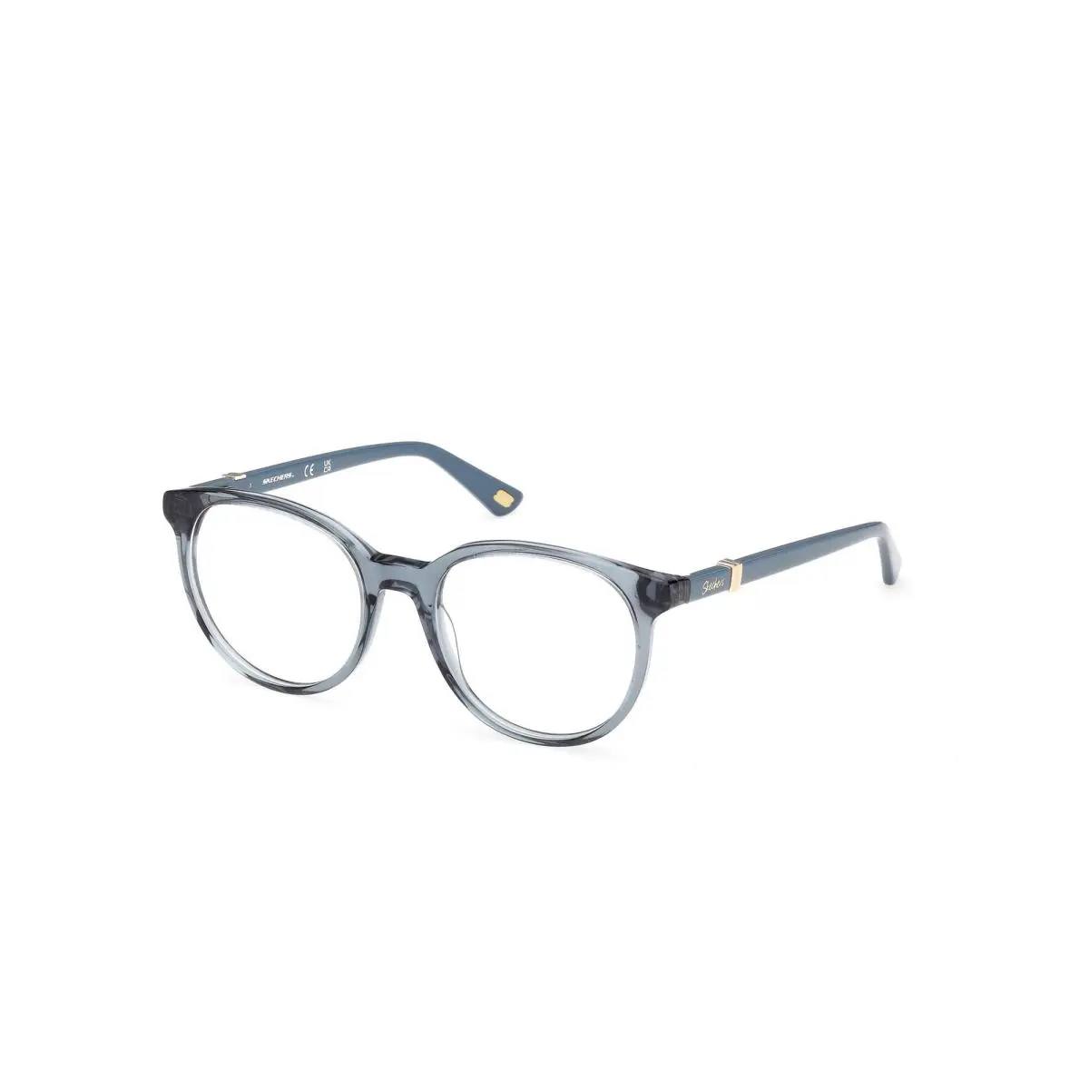 Skechers SE 50179 Shiny Blue / 084 Size 50 Eyeglasses