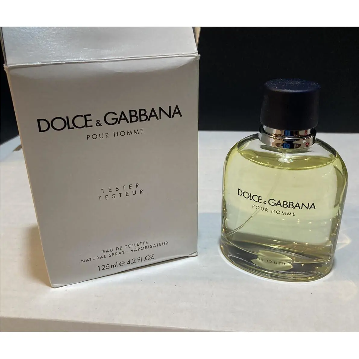 Scent Dolce Gabbana Pour Homme Eau De Toilette 4.2oz 125ml Full Bottle