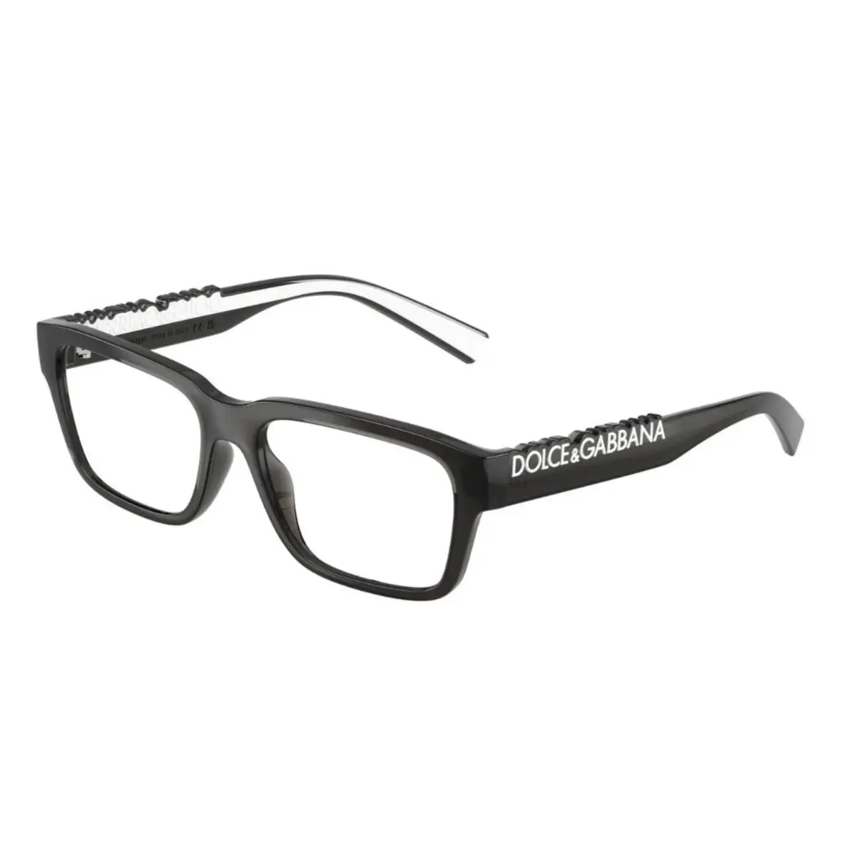 Dolce Gabbana Eyeglasses DG 5112 3160 53-17 145 Dark Grey White Frames