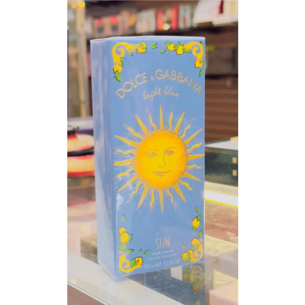 Dolce Gabbana Light Blue Sun 3.4 Oz/100 ml Eau De Toilette Spray