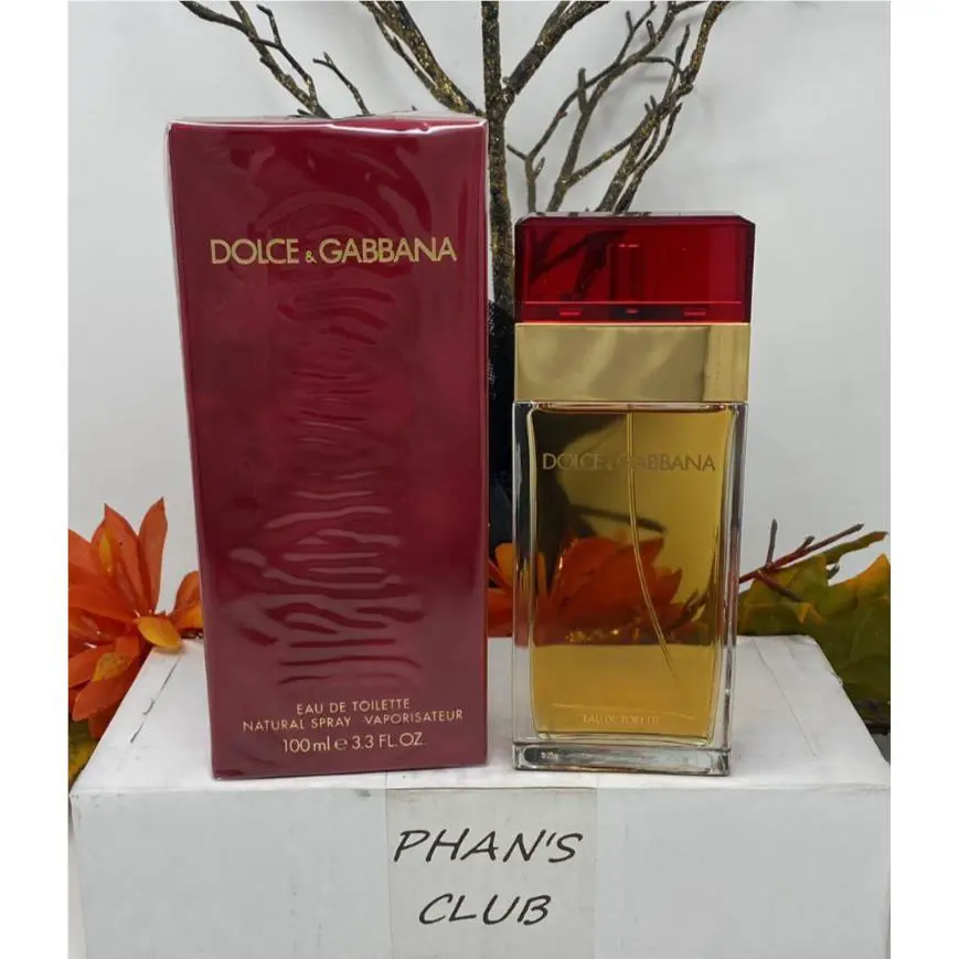 Dolce Gabbana Classic Red 3.3oz Eau de Toilette Vintage Perfume For Women