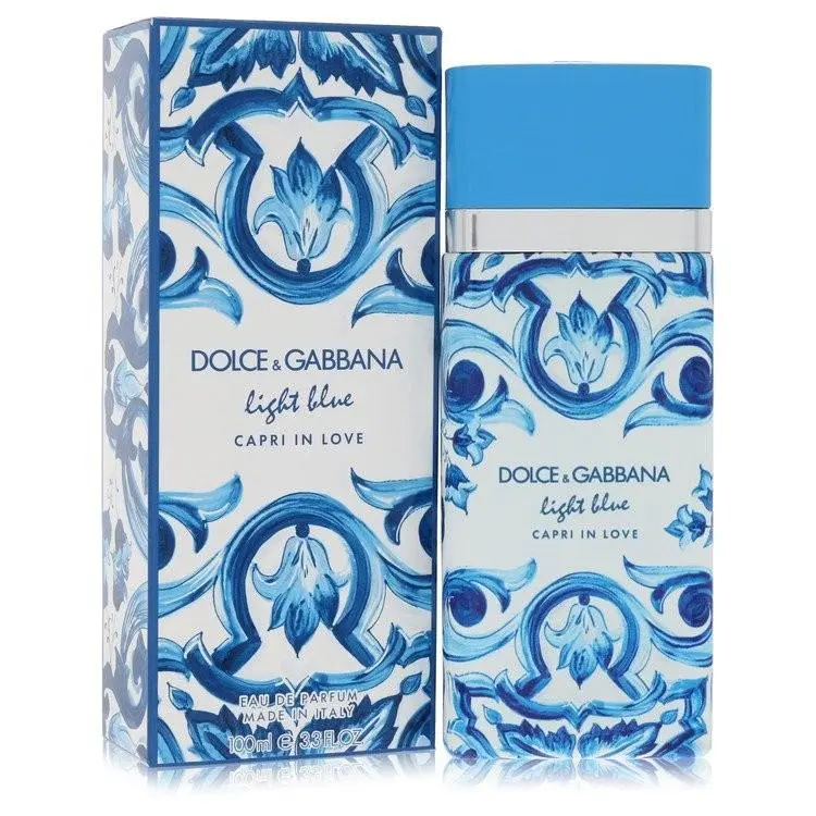 Light Blue Capri in Love by Dolce Gabbana Eau De Parfum 3.3 oz For Women