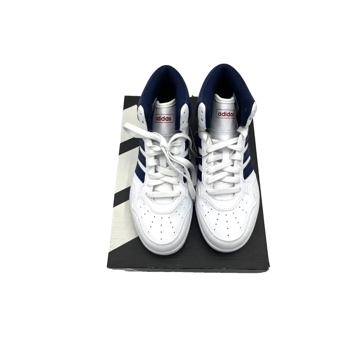 Adidas shoes - Adidas Hoops 4.0 Mid J - GZ9647 - White, Manufacturer: White Blue Red (UPC: 197615873614) 1