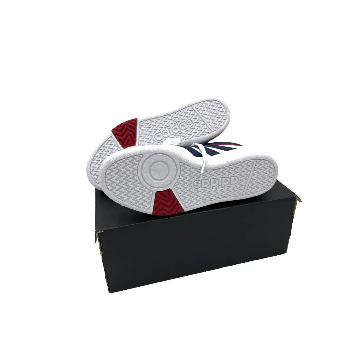 Adidas shoes - Adidas Hoops 4.0 Mid J - GZ9647 - White, Manufacturer: White Blue Red (UPC: 197615873614) 2