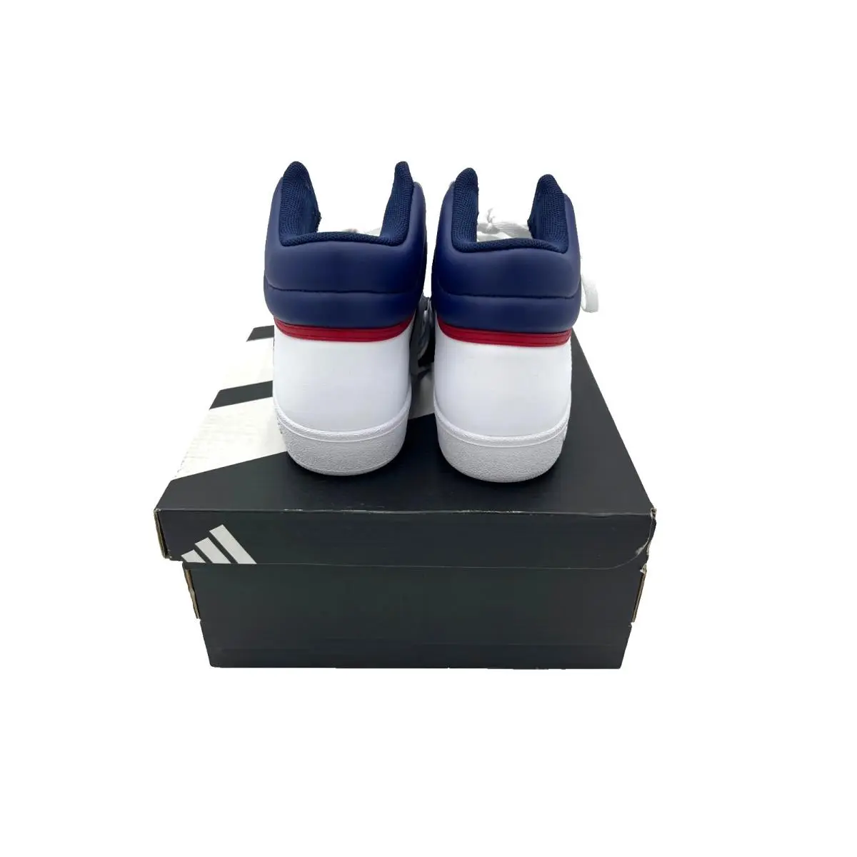 Adidas shoes - Adidas Hoops 4.0 Mid J - GZ9647 - White, Manufacturer: White Blue Red (UPC: 197615873614) 3