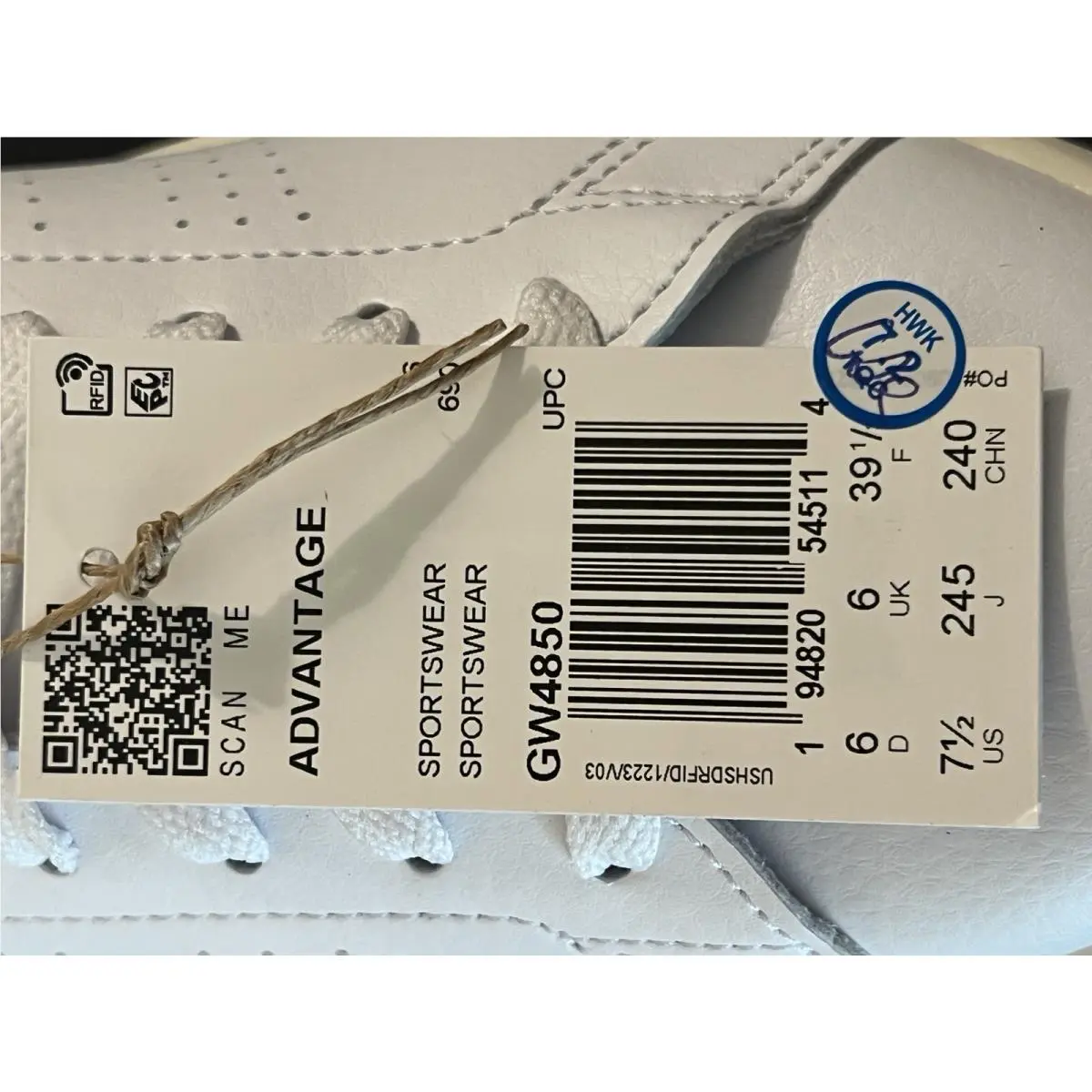 Adidas shoes - adidas Advantage - Advantage - GW4850 - White 5