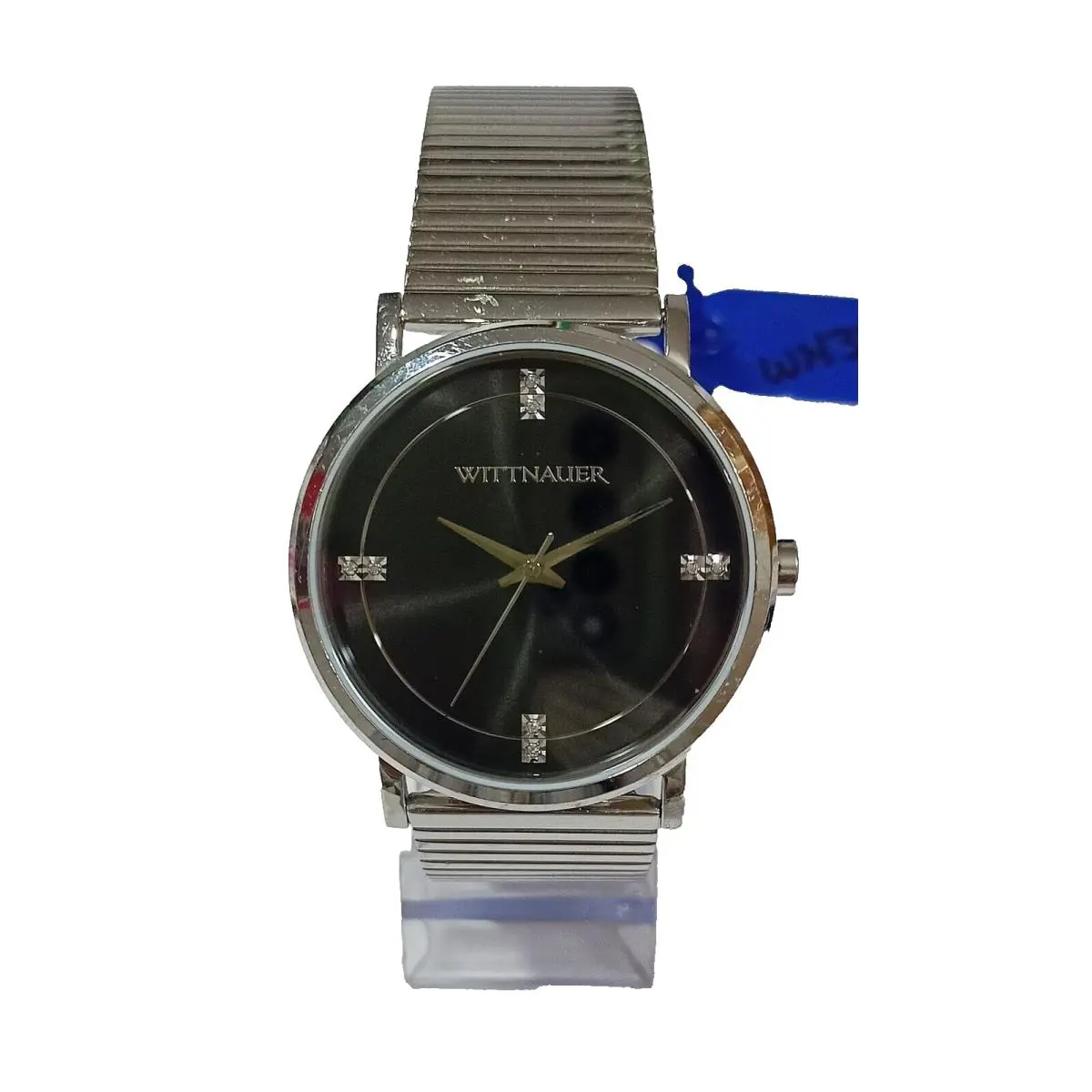 WN3101 Wittnauer Black Dial Diamond Accent Men`s Watch JM-15