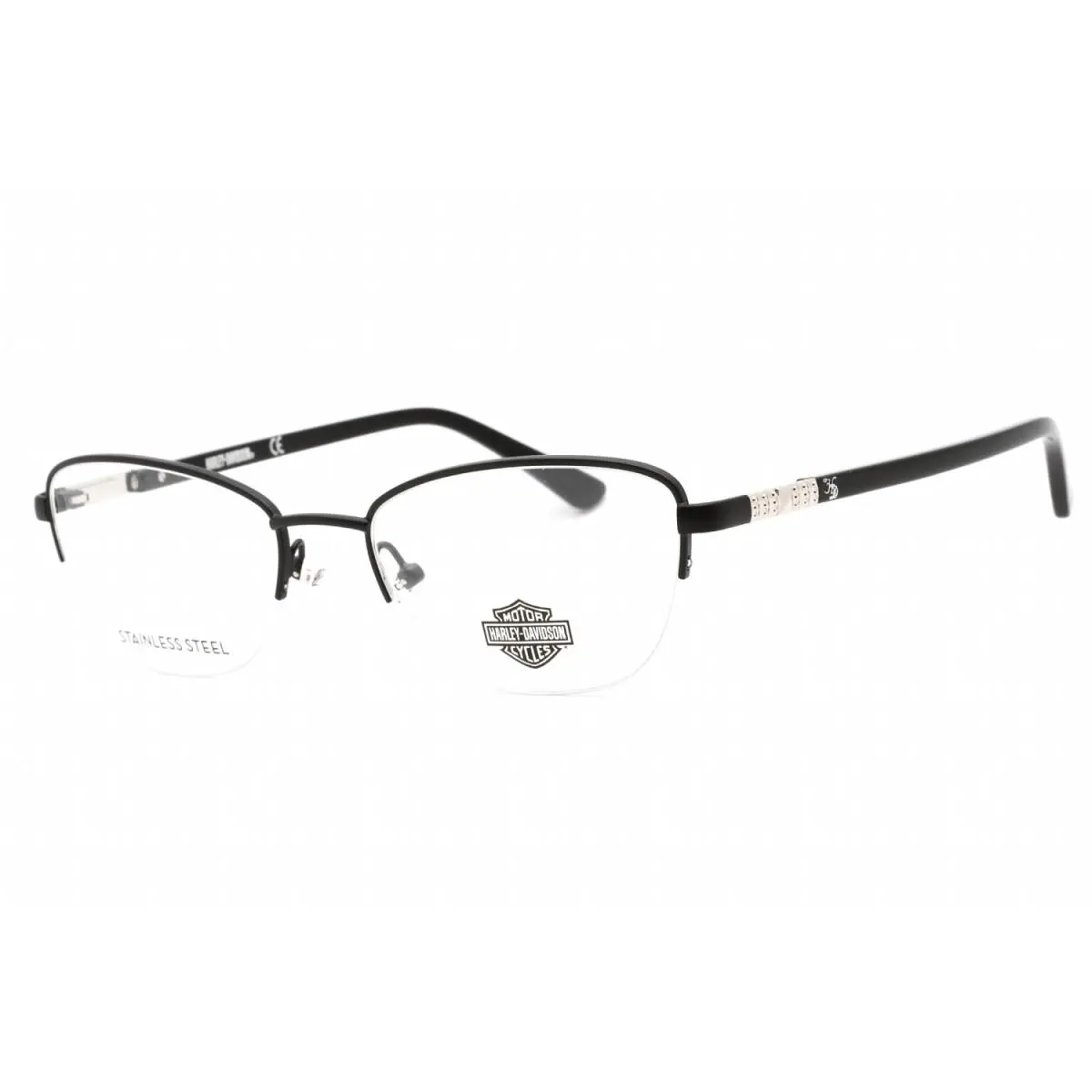 Harley Davidson HD0550 002 Matte Black 53mm Eyeglasses