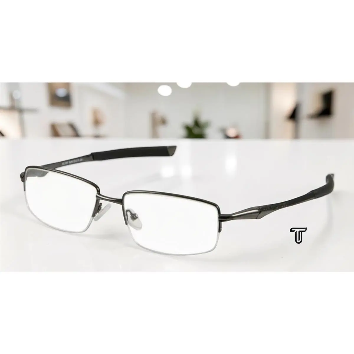 Harley-davidson HD0365 J14 Metal Clear Lens Metal 53 mm Men`s Eyeglasses