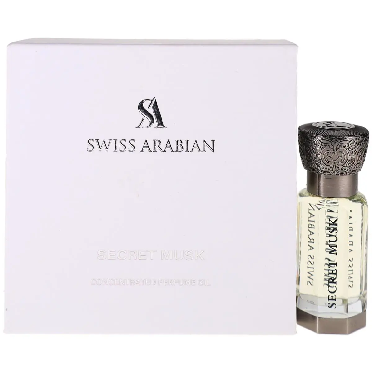 Secret Musk by Swiss Arabian For Women Concentrated Perfume Oil 0.4oz